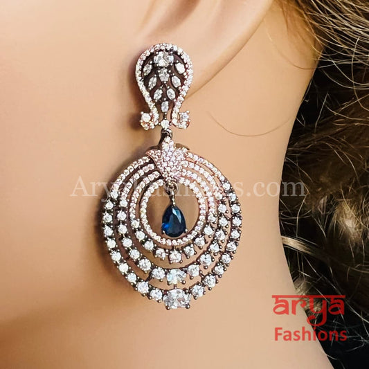 Sierra Gemstone CZ Party Earrings