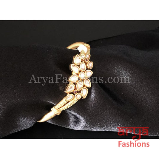 2.4 2.6 Kundan Bracelet with Mint Green Meenakari