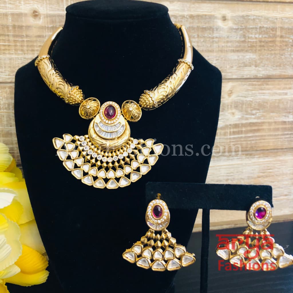 Asiya Rajasthani Hansli Tribal Necklace