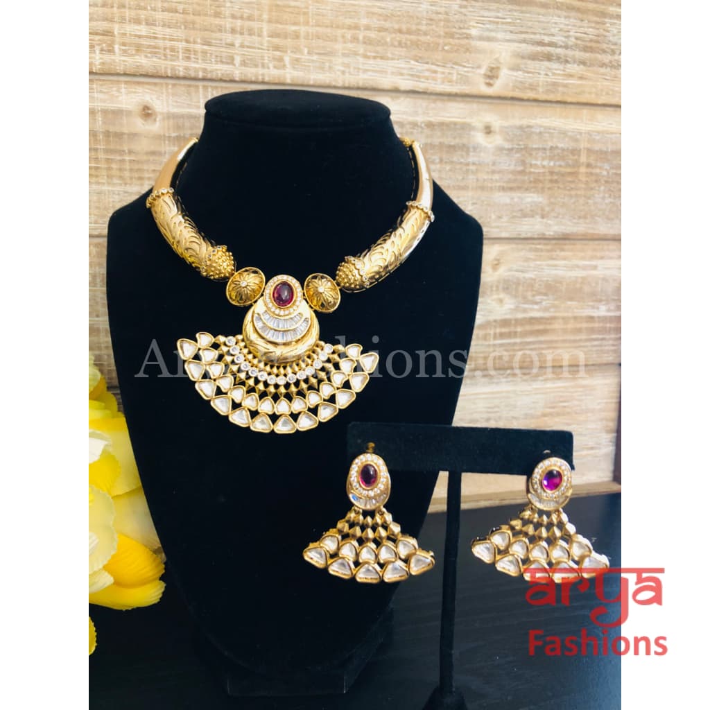 Asiya Rajasthani Hansli Tribal Necklace