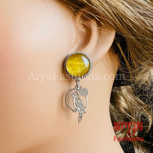 Bird Studs Handmade earrings