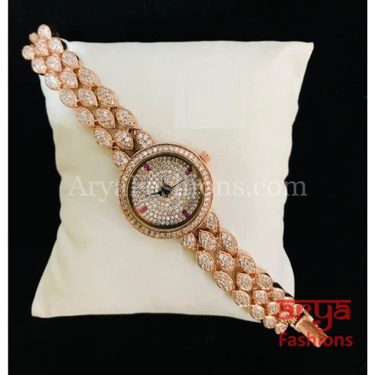 CZ Bracelet Watch/ Stone Designer Female Wrist Hip Hop Watch