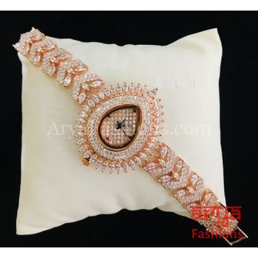 Designer CZ Bracelet Watch/ Stone Female Wrist Hip Hop Watch