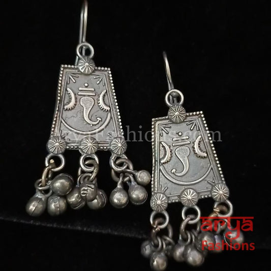 Ethnic Silver Oxidized Indian Trendy/Oxidized Earrings