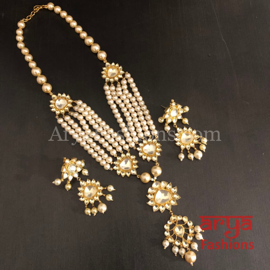 Harrika Polki Kundan Designer Necklace/ Uncut Diamond Necklace