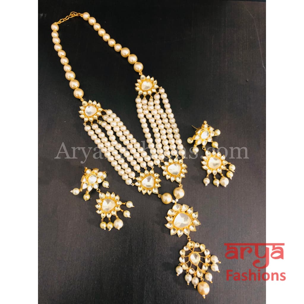 Harrika Polki Kundan Designer Necklace/ Uncut Diamond Necklace