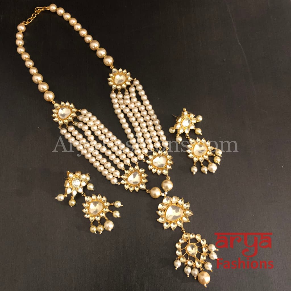 Harrika Polki Kundan Designer Necklace/ Uncut Diamond Necklace