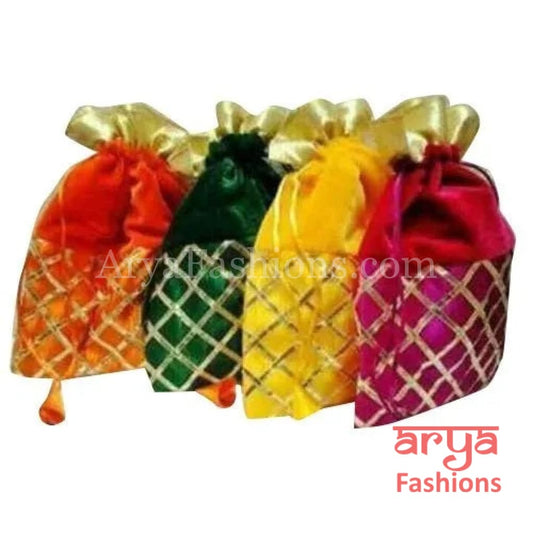 Jaipuri Velvet Potli Bag
