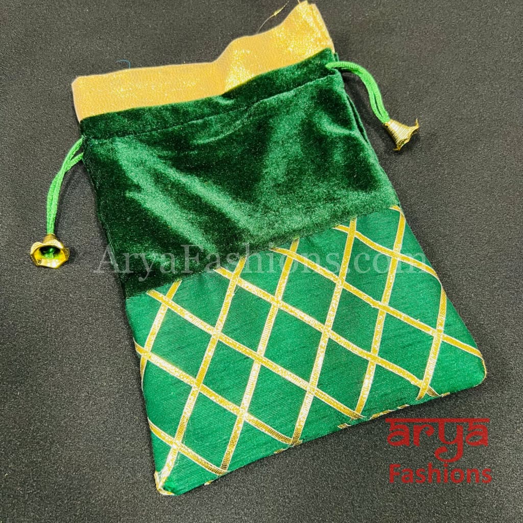 Jaipuri Velvet Potli Bag