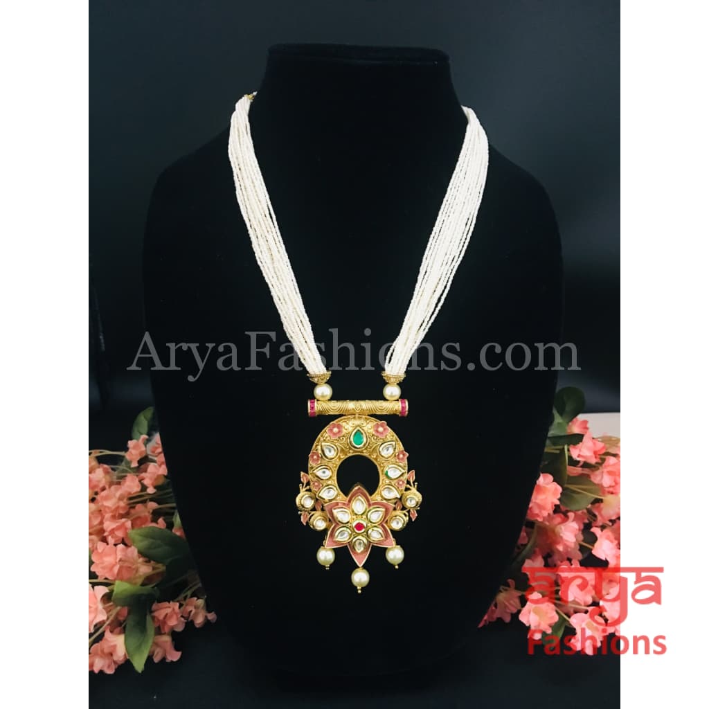Kundan Meenakari Necklace