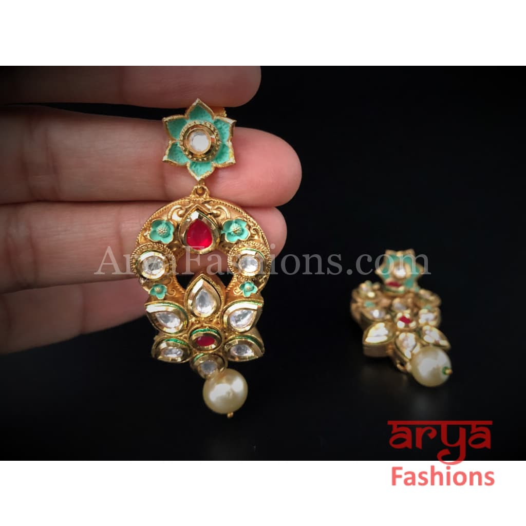 Kundan Meenakari Necklace