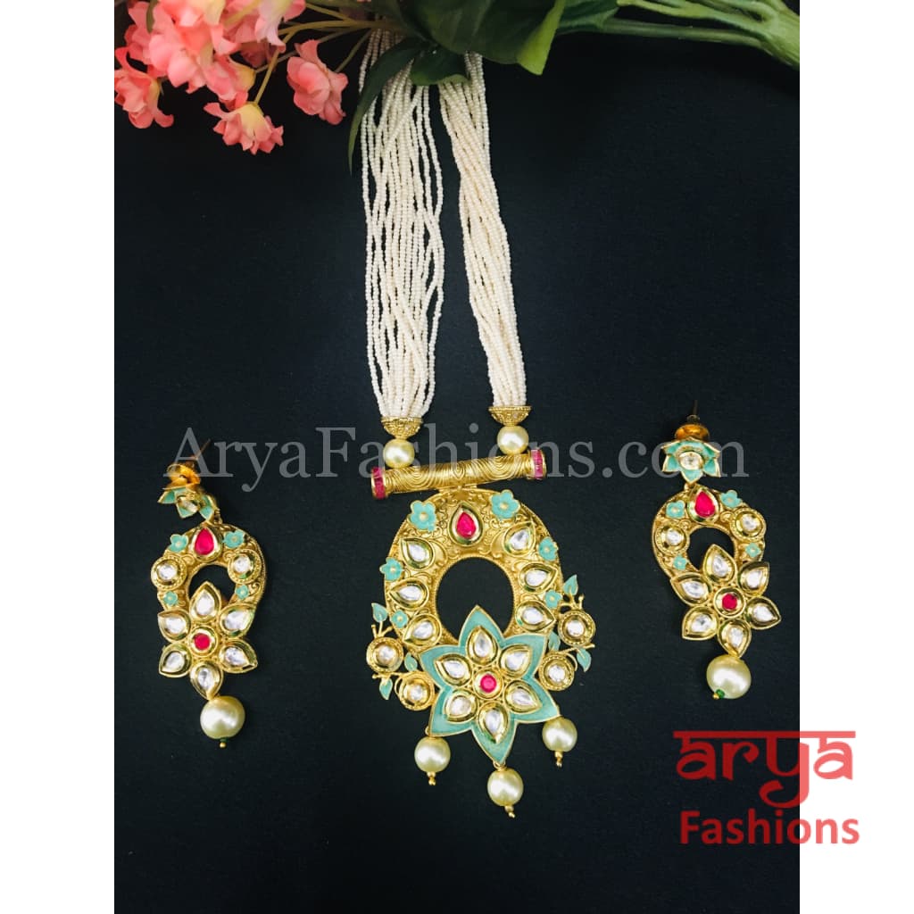 Kundan Meenakari Necklace