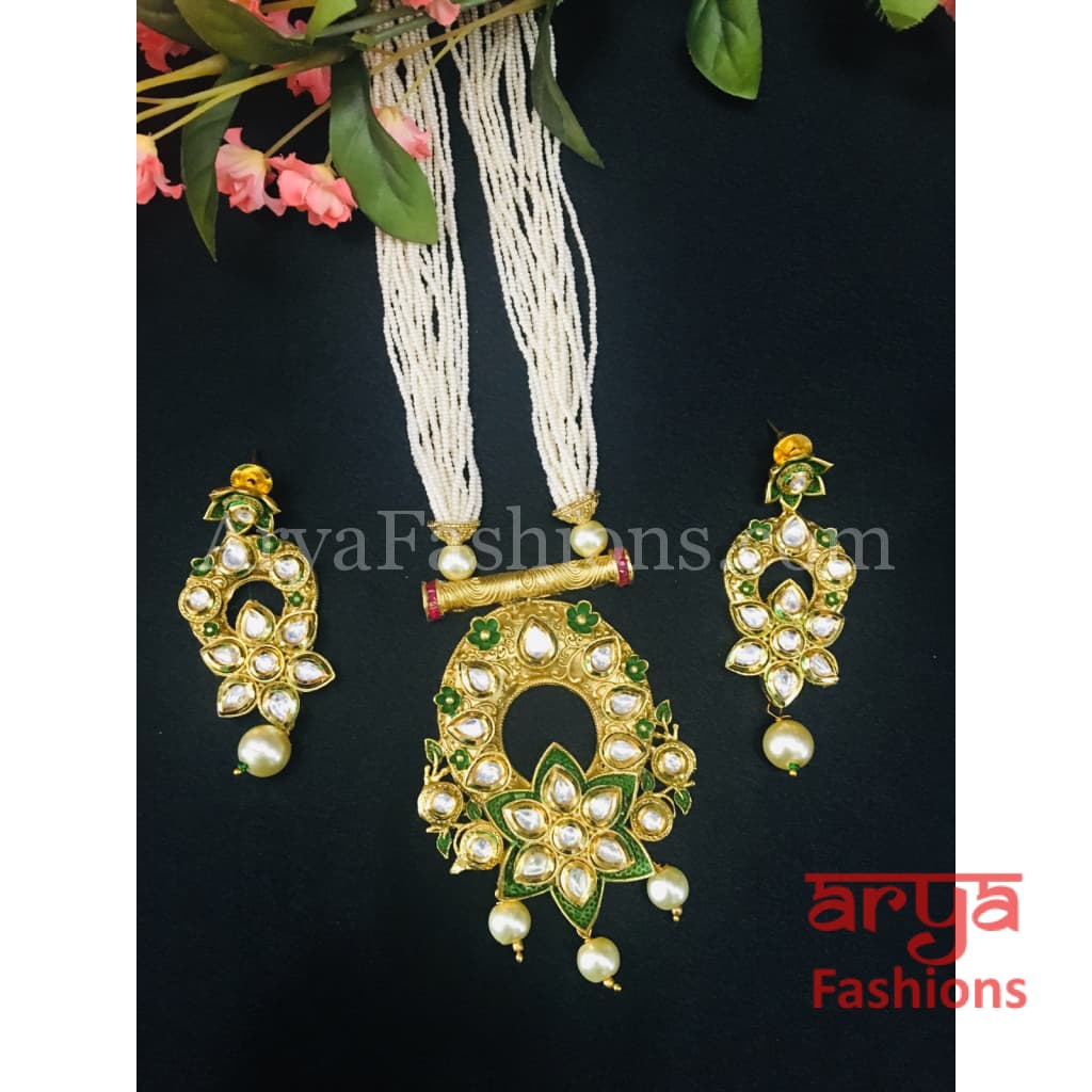 Kundan Meenakari Necklace