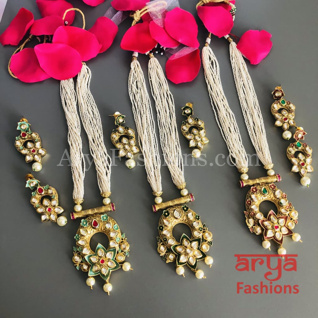 Kundan Meenakari Necklace