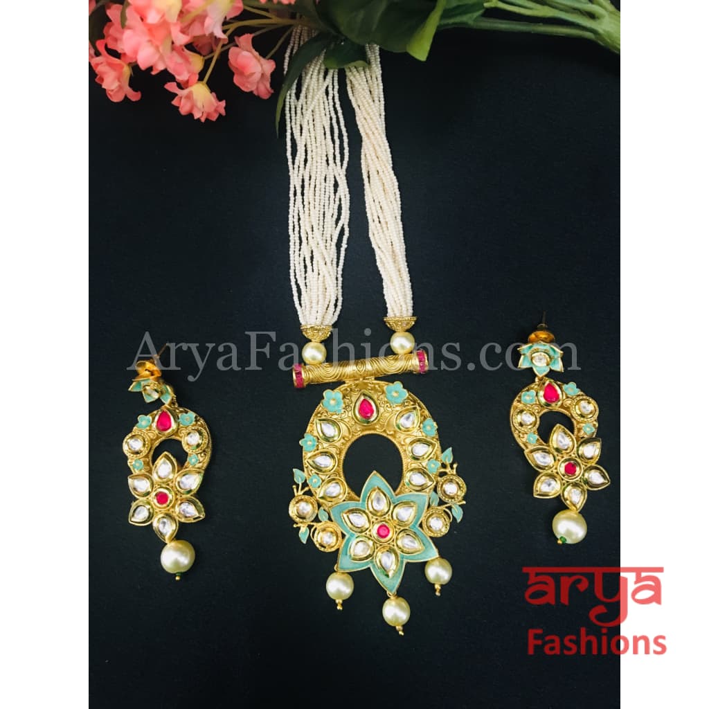 Kundan Meenakari Necklace