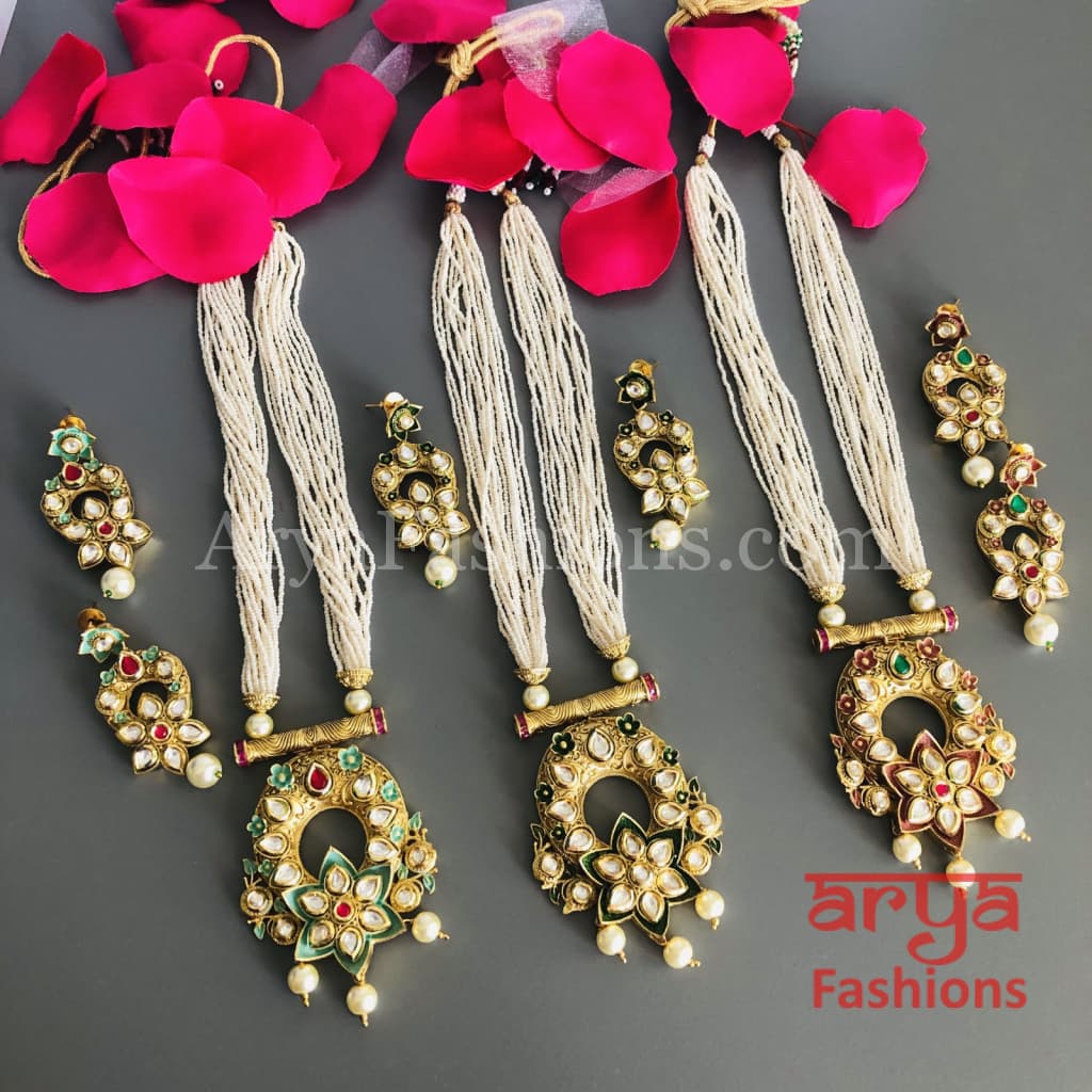 Kundan Meenakari Necklace