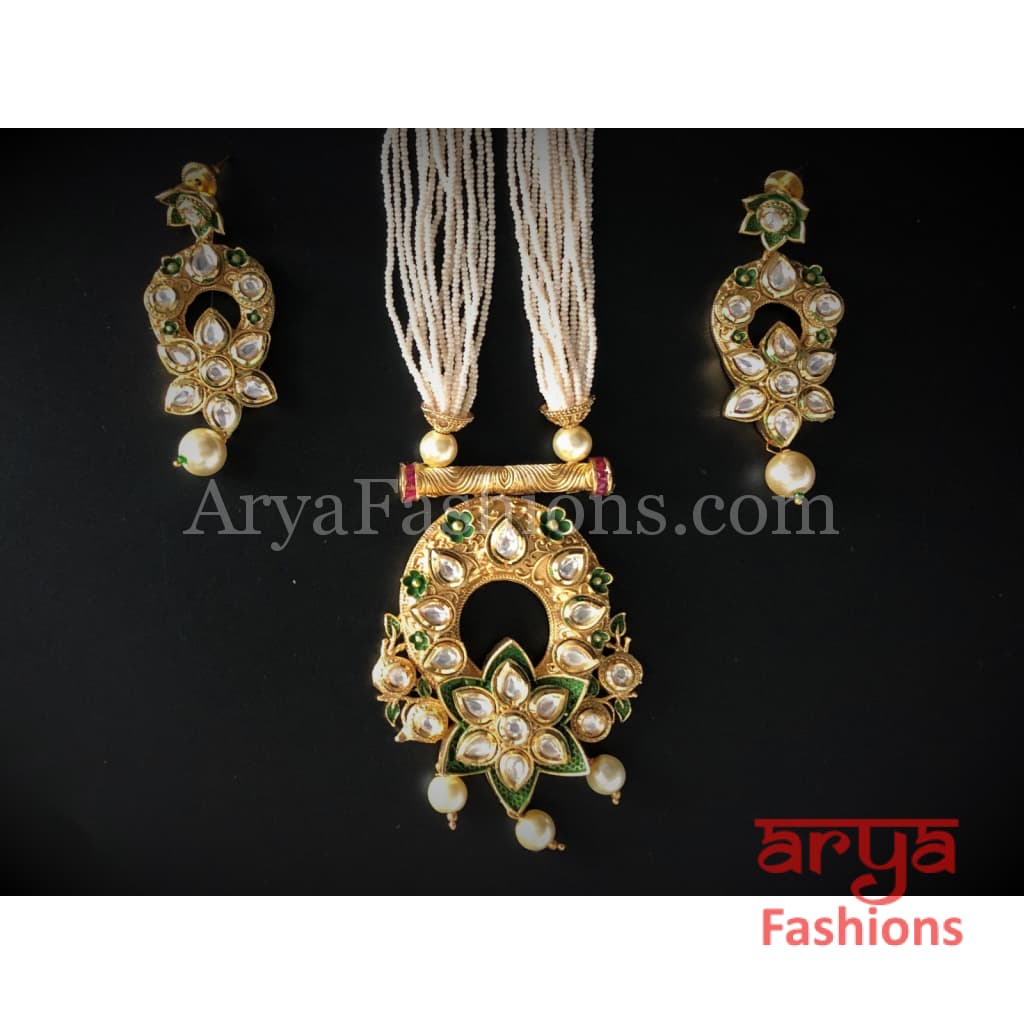 Kundan Meenakari Necklace