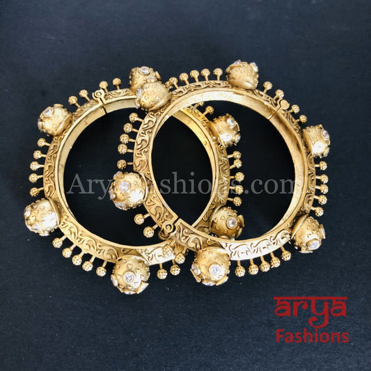 Mahira Indian Bangles/Kundan Bangles/Golden Bollywood Bangles