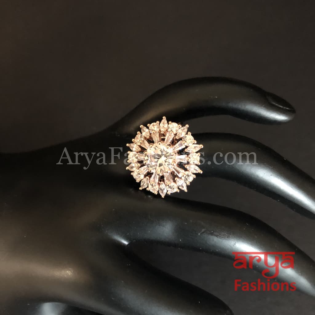 Numi Cubic Zirconia Statement Cocktail Ring