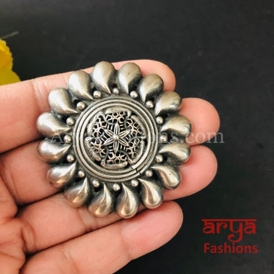 Oxidized Silver Ring/Trendy Ring/Statement Ring/German Ring