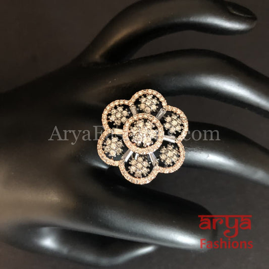 Rani Cubic Zirconia Cocktail Ring