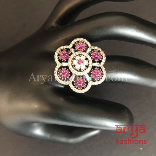 Rani Cubic Zirconia Cocktail Ring