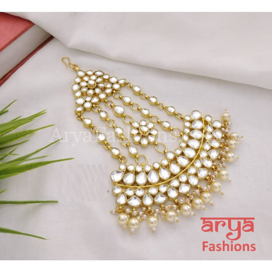 Rani Passa Maang Tikka/ Designer Indian Bollywood Jewelry