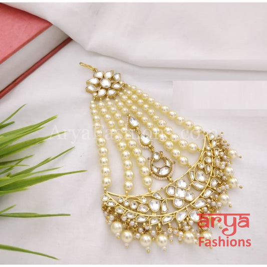 Ruhani Pakistani Bridal Passa/ Kundan Jhoomar