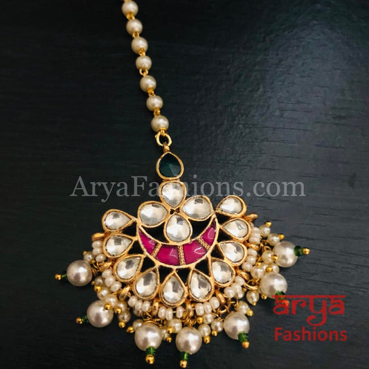 Sabyasachi Ruby Mang Tika/ Kundan Maang Tikka