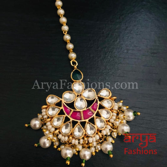 Sabyasachi Ruby Mang Tika/ Kundan Maang Tikka