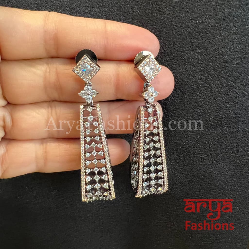 Sheena Designer Crystal Party Earrings