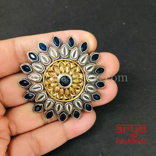 Statement Ring/German Silver Ring/Oxidized Ring/Trendy/Bohemian Ring