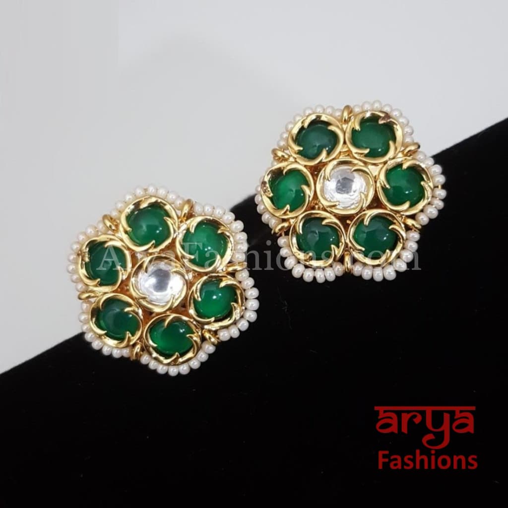 Sunaira Kundan Studs with Pearls/ Sabyasachi Inspired
