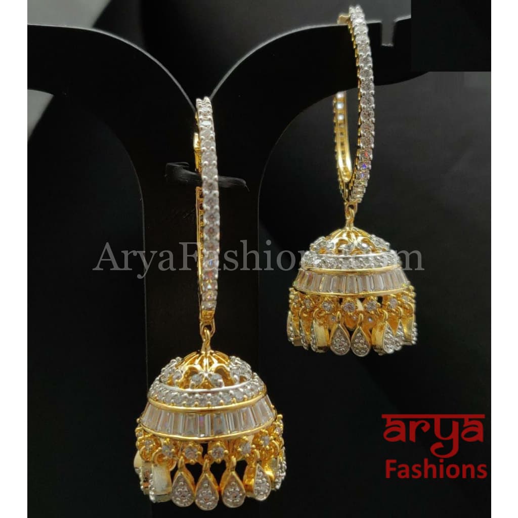 Suzi Golden CZ Jhumki