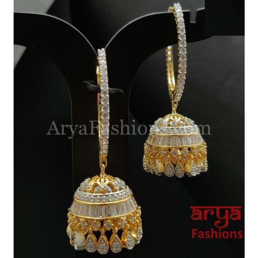 Suzi Golden CZ Jhumki