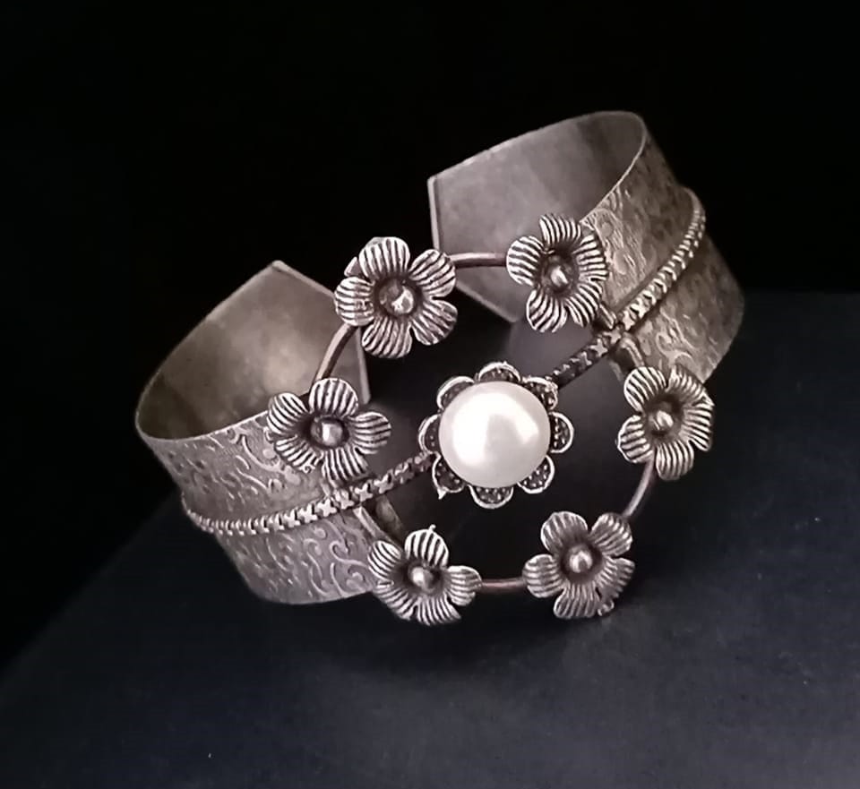 Oxidized Silver Bracelets