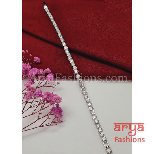 Cubic Zirconia Tennis Bracelet