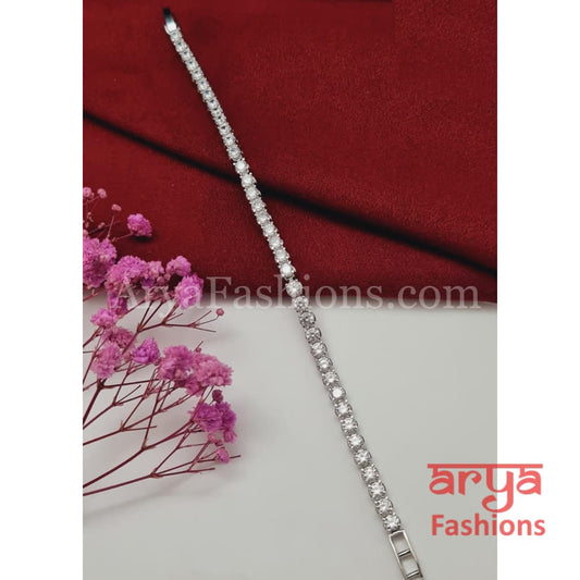 Cubic Zirconia Tennis Bracelet