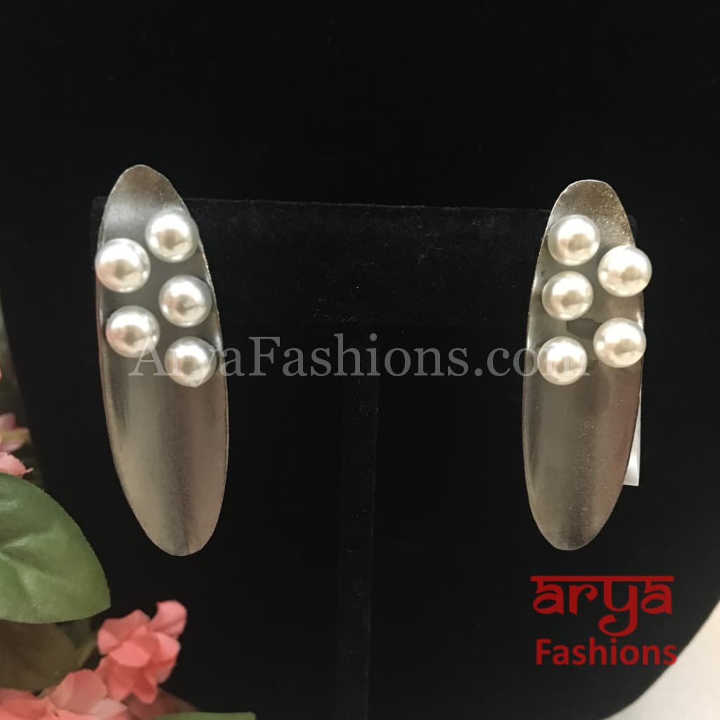 Ethnic Earrings in Gold Silver and Rose Finish