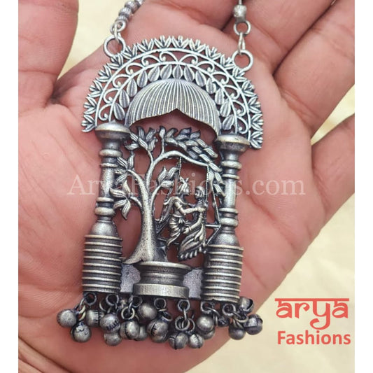 Oxidised locket on sale