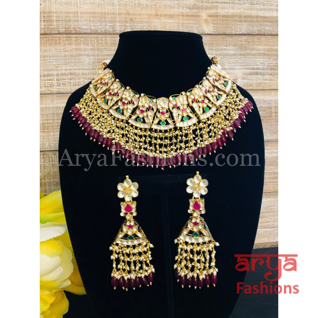 Anusha Ruby Rajasthani Bridal Necklace/ Sabyasachi Jewelry