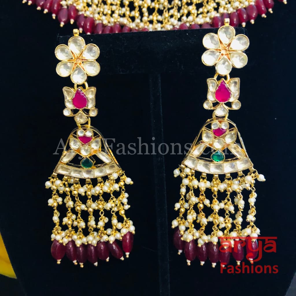 Anusha Ruby Rajasthani Bridal Necklace/ Sabyasachi Jewelry