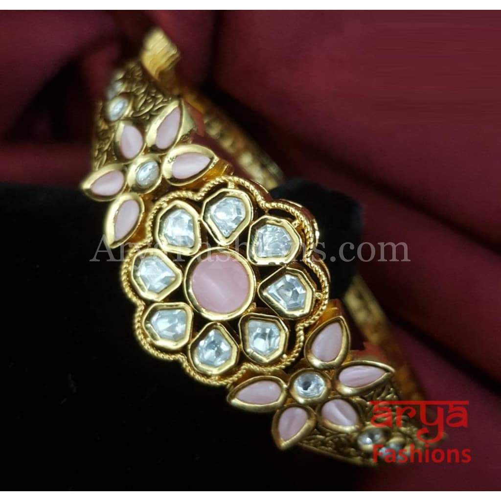 Ashiya Jadau Kundan Bracelet / Rajwadi