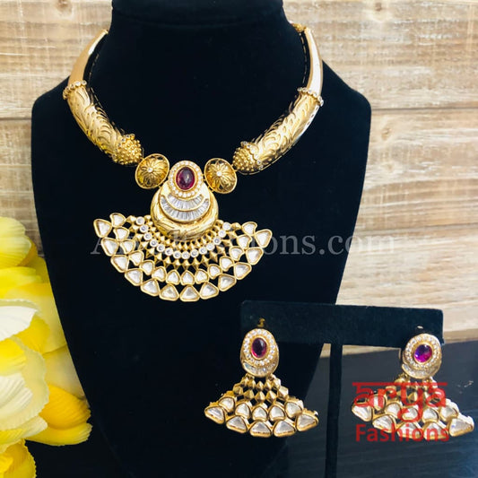 Asiya Rajasthani Hansli Tribal Necklace