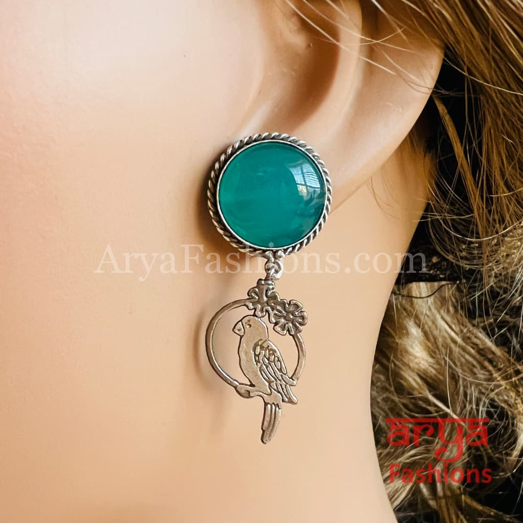 Bird Studs Handmade earrings