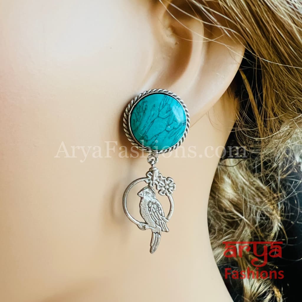Bird Studs Handmade earrings