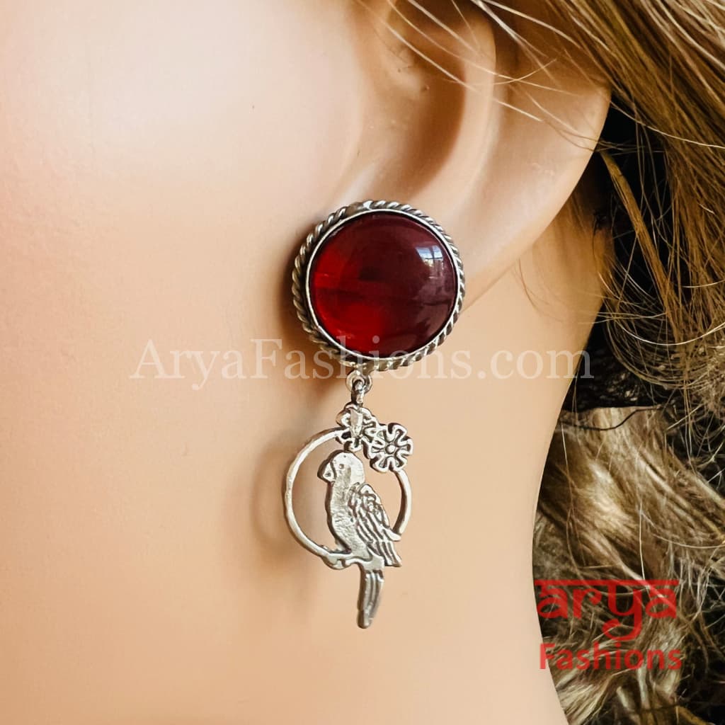 Bird Studs Handmade earrings