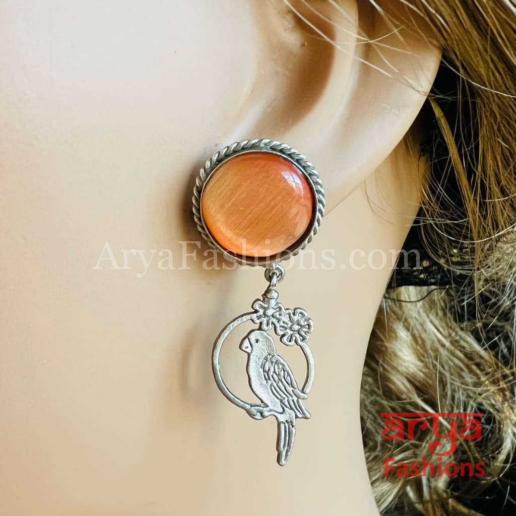 Bird Studs Handmade earrings