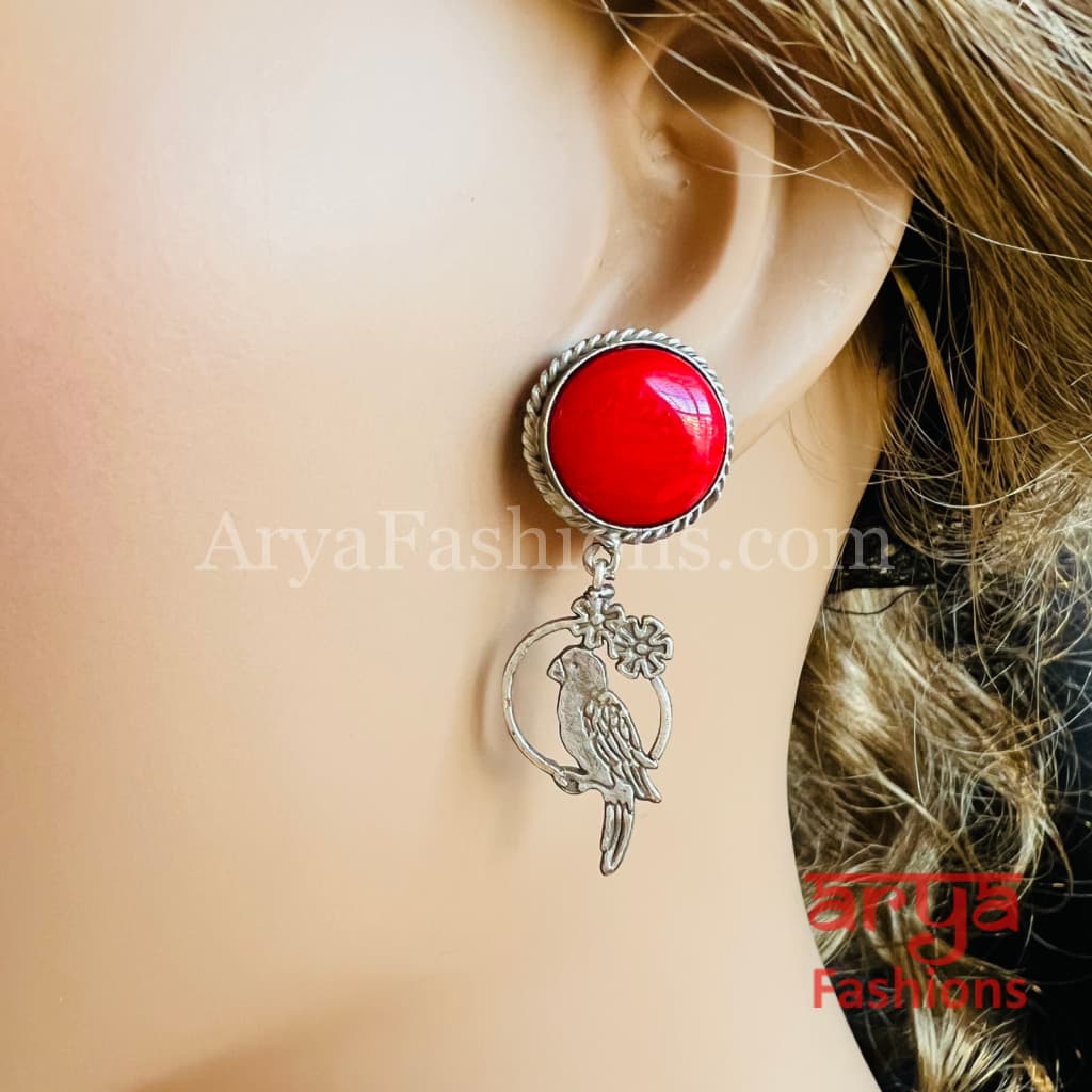 Bird Studs Handmade earrings