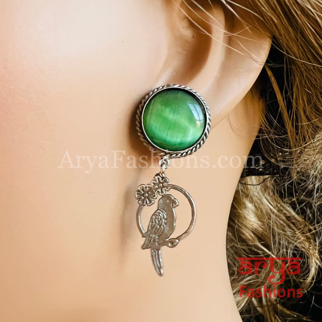 Bird Studs Handmade earrings
